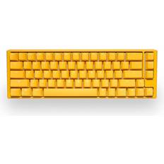 65% - Mekanisk Tastaturer Ducky DKON2167ST One 3 SF Yellow RGB Cherry MX Red (Nordic)