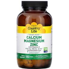 Country Life Target-Mins Calcium Magnesium Zinc with Vitamin D 60 pcs