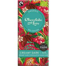 Vegetariansk Sjokolade Chocolate and Love Creamy Dark 55% 80g