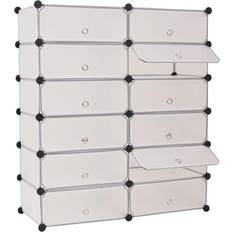 vidaXL Organiser with 12 Compartments Skohylle 92x105cm