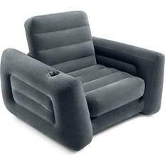 Intex Bademadrasser Intex 2 In 1 Inflatable Chair Bed 117 x 224 x 66 cm Grey
