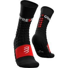 Compressport Pro Racing Winter Run Socks Unisex - Black/Red