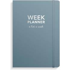 Woche Kalender Burde Week Planner Undated Blue
