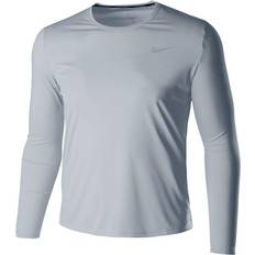 Nike Dri-FIT Miler Long-Sleeve Running Top Men - Grey