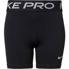 Jenter - Shorts Bukser Nike Kid's Pro Shorts - Black/White (DA1033-010)