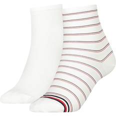Streifen Socken Tommy Hilfiger Preppy Short Socks 2-pack - White