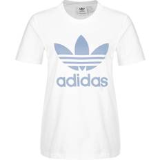 adidas Women's Trefoil T-shirt - White/Clear Sky