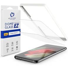Whitestone Dome Glass EZ Tempered Glass Screen Protector for Galaxy S21 Plus 2-Pack
