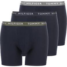Tommy Hilfiger Contrast Waistband Boxer Briefs 3-pack - Sublunar/Army Green/Desert Sky