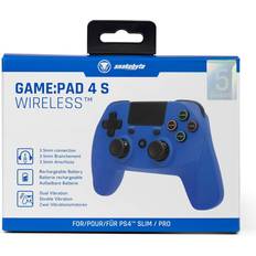 Kabellos - PlayStation 3 Game-Controllers Snakebyte 4S Wireless Gamepad (PS4/PS3) - Blue