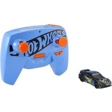 Hot Wheels RC Toys Hot Wheels ​Hot R/C 1:64 Scale Rechargeable Radio-Controlled Racing Cars for On- or Off-Track Play, Includes Car, Controller & Adapter for Kids 5 Years Old & Up