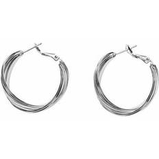 Pico Grace Creol Hoops - Silver