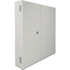 Distribution Boxes DeLock Fiber optic wall distribution box with double door grey