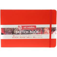 Talens Art Creation Sketchbook Red 14.8x21cm 140g 80 sheets