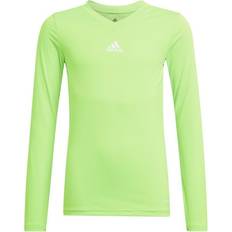 Grün Basisschicht adidas Long Sleeve Baselayer T-shirt Kids - Team Solar Green