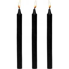 Sportsheets Dark Drippers Fetish Drip Candles Set of 3 Black