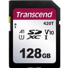 Transcend 420T SDXC Class 10 UHS-I U1 V10 A1 128GB