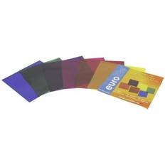 Grün Partyprodukte Eurolite Color-Foil Set 19x19cm, six colors, Färg-filter inställd 19x19cm, sex färger