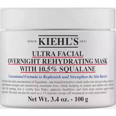 Ikke-komedogene Ansiktsmasker Kiehl's Since 1851 Ultra Facial Overnight Rehydrating Mask with 10.5% Squalane 100g