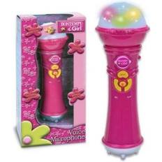Spielzeugmikrofone Bontempi karaoke mikrofon 21 cm rosa Rosa