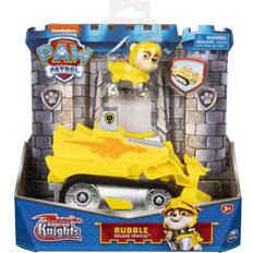 Paw Patrol Toy Cars Paw Patrol 6063587, Rescue Knights Rubble Transforming Car with Collectible Action Figure, Kids Toys for Ages 3 and up