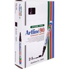 Artline Stifte Artline EK 90 Permanent Marker Black 2-5mm 12-pack