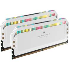 DDR5 - Hvite RAM minne Corsair Dominator Platinum RGB White DDR5 5600MHz 2x16GB (CMT32GX5M2B5600C36W)