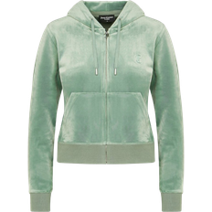 Juicy Couture Classic Velour Robertson Hoodie - Chinois Green