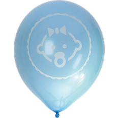 Lateksballonger Hisab Joker Ballonger baby, ljusblå, 8-pack