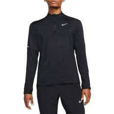 Reflektoren Oberteile Nike Element Dri-FIT 1/2-Zip Running Top Men's - Black