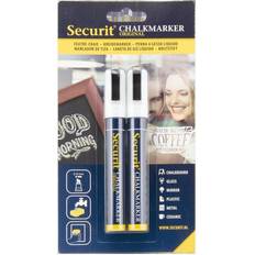 Securit Chalk Markers White Pack of 2 DY307