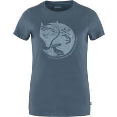 Fjällräven Damen T-Shirts & Tanktops Fjällräven Arctic Fox Print T-shirt W - Indigo Blue