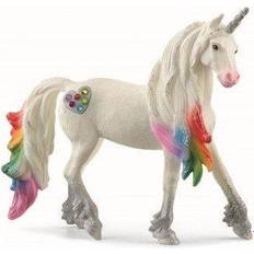 Enhjørninger Figurer Schleich Rainbow Love Unicorn Stallion 70725