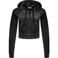 Juicy Couture Pullover Juicy Couture Madison Zipper Hoodie - Black