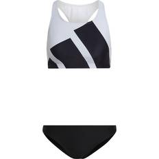 adidas Women's Big Logo Graphic Bikini Set - White