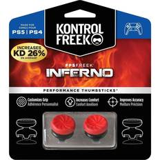 PlayStation 5 Thumb Grips KontrolFreek PS4/PS5 FPS Freek Inferno Thumbsticks - Red