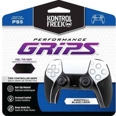 PlayStation 5 Controller Decal Stickers KontrolFreek Playstation 5 Performance Grips - Black