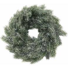 Girlanden & Konfetti Europalms Fir wreath, snowy, PE, 45cm, Julkrans, snöig, 45cm