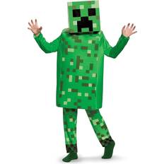Kostymer & Klær Disguise Minecraft Creeper Deluxe Kids Costume