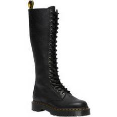 Hohe Stiefel Dr. Martens 1B60 Bex Pisa Leather Knee - Black Pisa