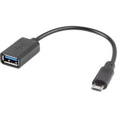 USB Micro B-USB A M-F 2.0 0.2m