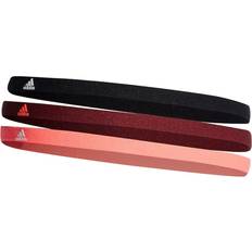 Herren - Rot Stirnbänder adidas Hairband 3-pack Unisex - Black/Shadow Red/Turbo