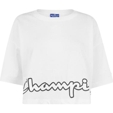 Champion Large Logo Crop T-shirt - White