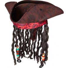 Wicked Costumes Pirate Hat with Braids Deluxe