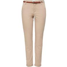 Only Biana Classic Chinos - Beige/Rugby Tan