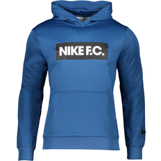 Nike blue hoodie Nike F.C. Football Hoodie Men - Dark Marina Blue/White/Black