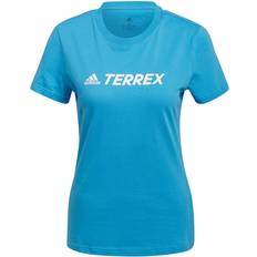 adidas Women Terrex Classic Logo T-shirt - App Sky Rush