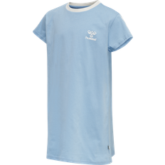 Kleider Hummel Mille T-shirt Dress S/S - Airy Blue (213909-6475)