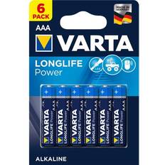 Varta Longlife Power Alkaline AAA LR03 6-pack