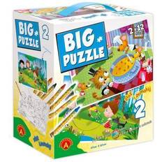 Male-selv puslespill Alexander Big Puzzle Skipping & Restaurant 2x12 Pieces